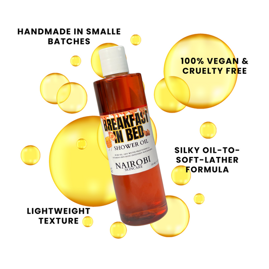 SHOWER OIL BREAKFAST IN BED