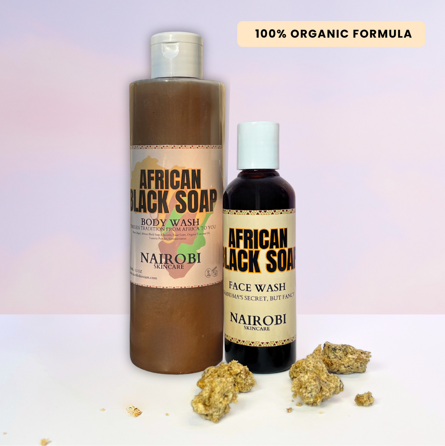BLACK SOAP BODY- & FACE WASH
