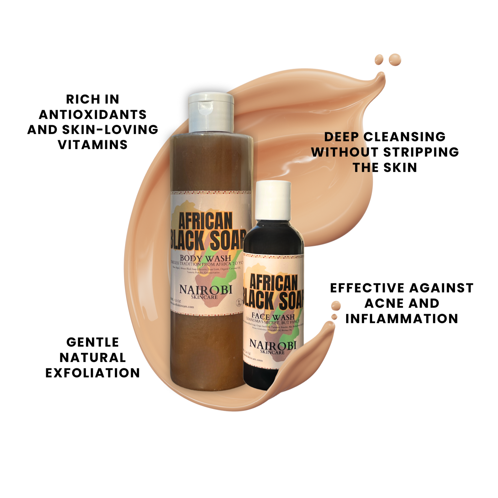 BLACK SOAP BODY- & FACE WASH